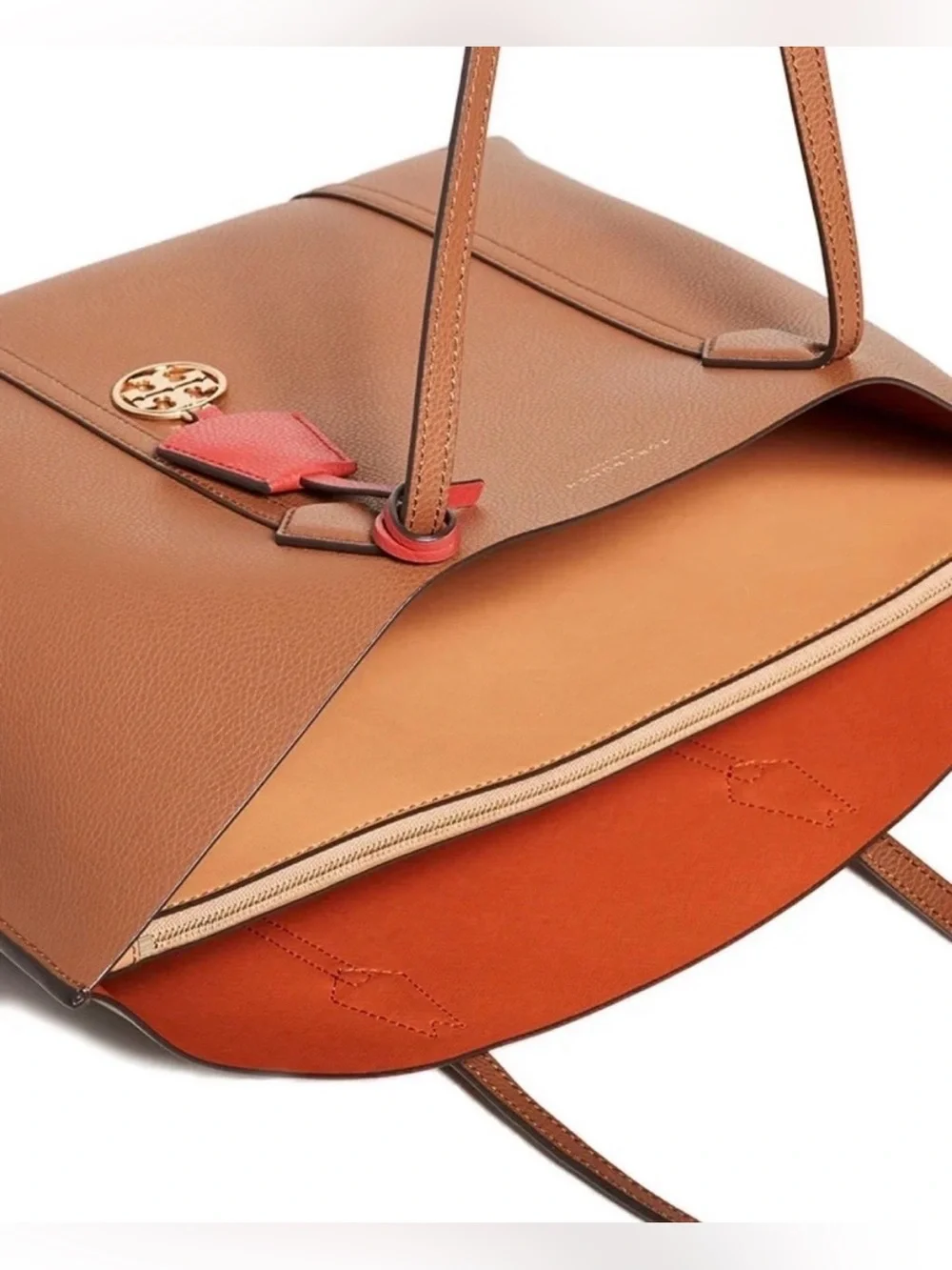 ▪️NWT Tory Burch Perry Leather Tote in Light Umber